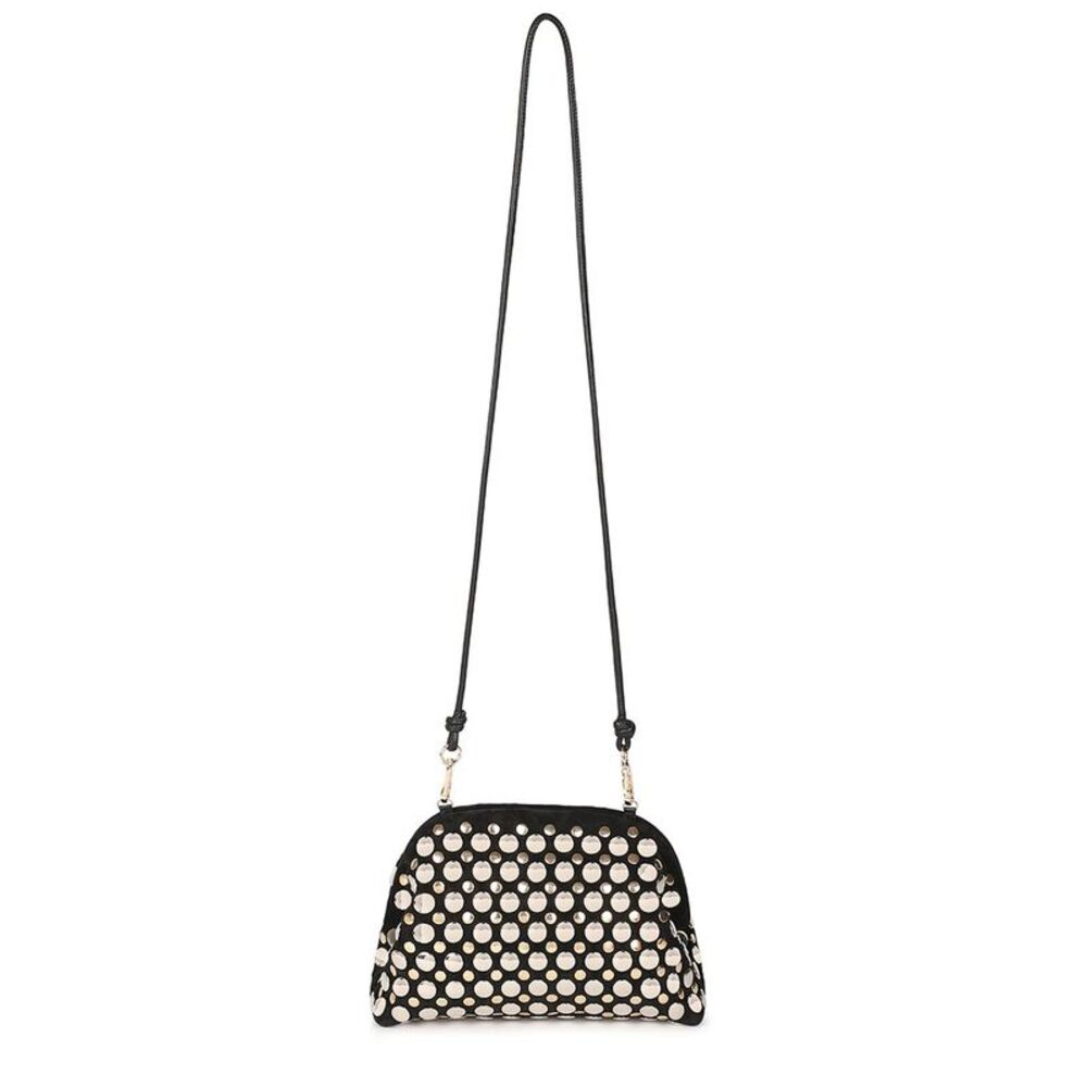 Rafé Aya Leather Clutch, Black
